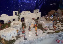 Il presepe di Giorgia Alice  Arneodo,  3° classificato categoria Presepe Originale, realizzato con la pasta di sale   